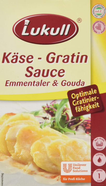Käse Gratin Sauce Lukul