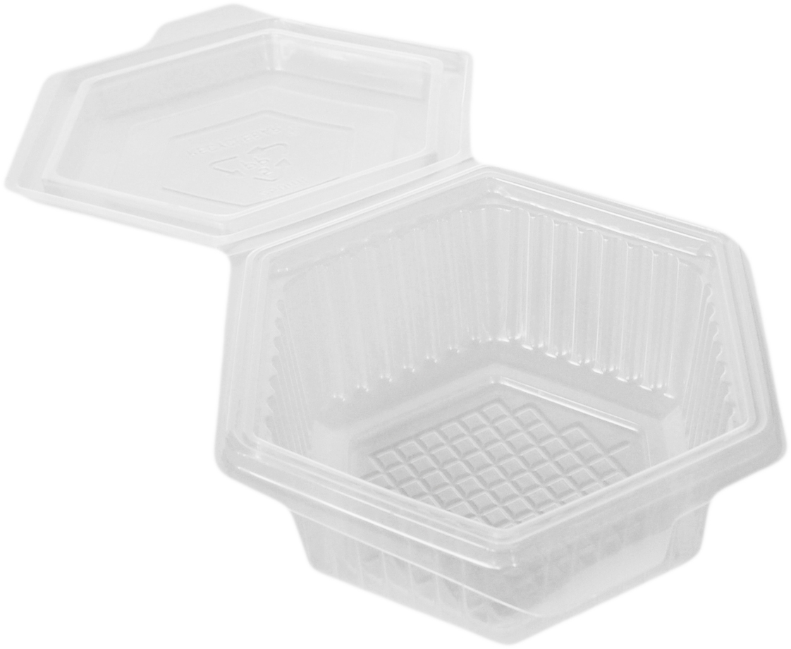 Klappbox pp 375 ml 8-eck