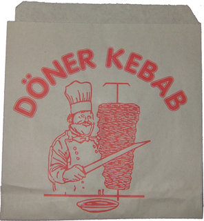 Dönertüten 16x16 cm 4000 St