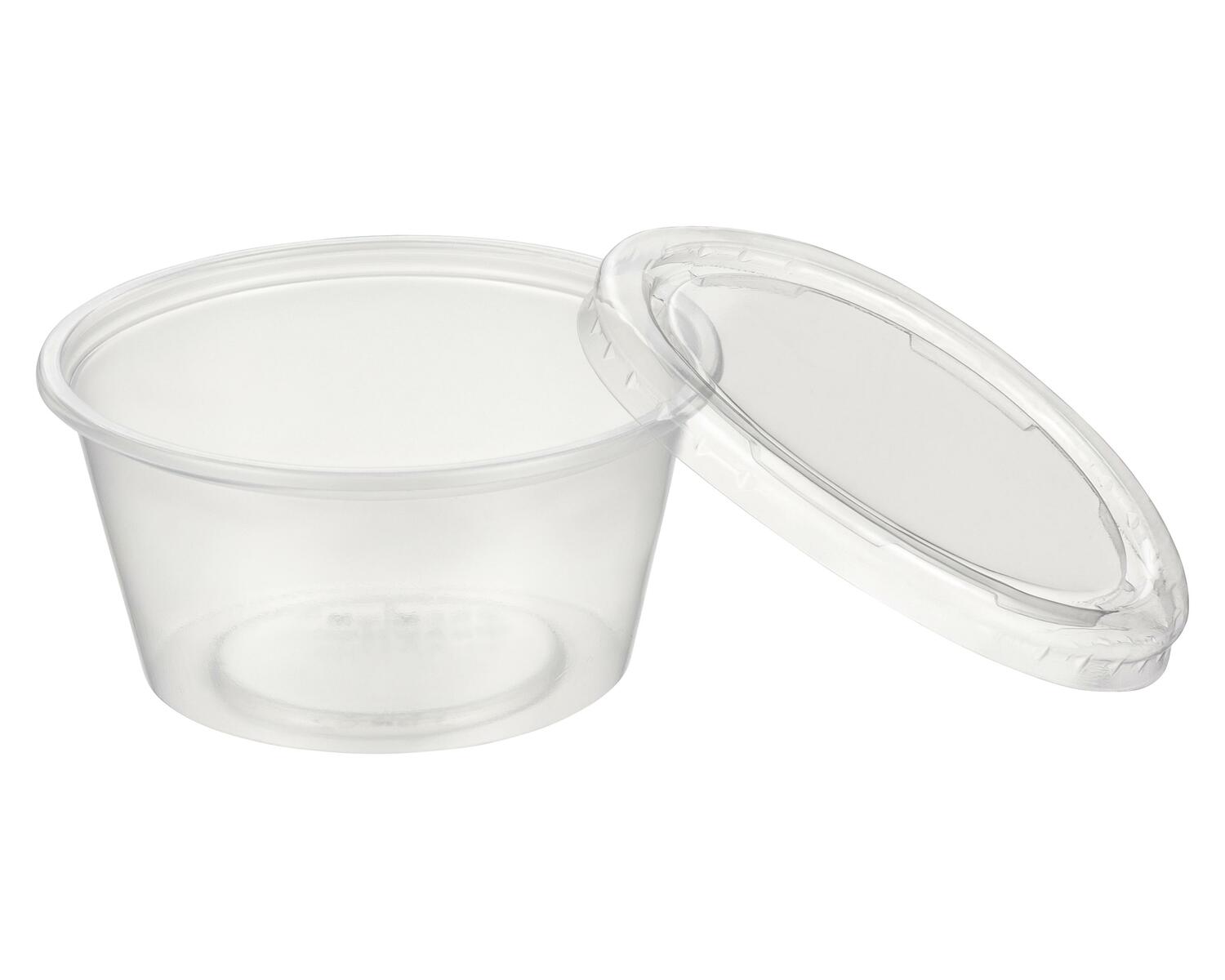 Dressingbecher 125 ml + Deckel